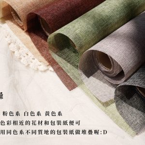 一_彩麻包裝布