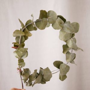 二_乾燥尤加利花圈