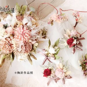 作品二_花藝胸針