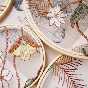 六 _刺繡圓板
